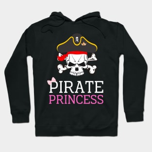 Pirate Princess Skull Girl Halloween Costume Hoodie